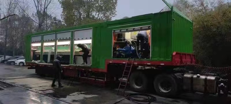移动式淤泥板框压滤固化车